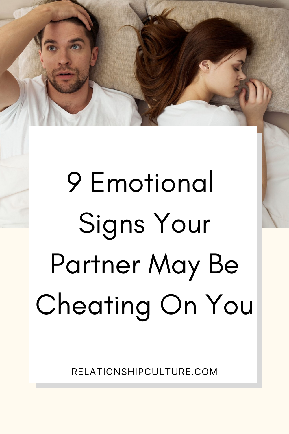 What are the first signs of cheating? 