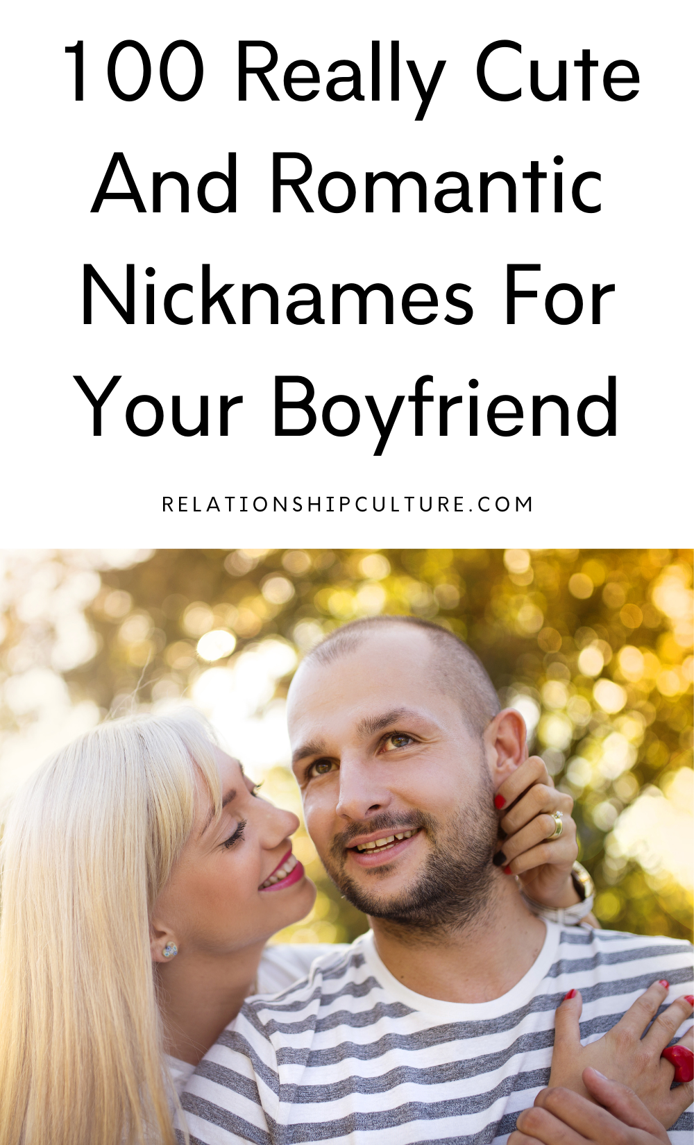 Names you can call your boyfriend