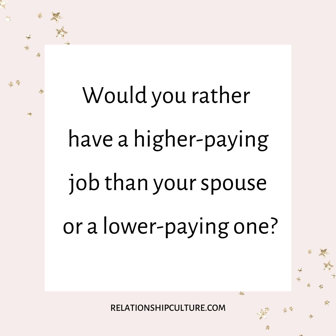 Would You Rather Questions For Married Couples
