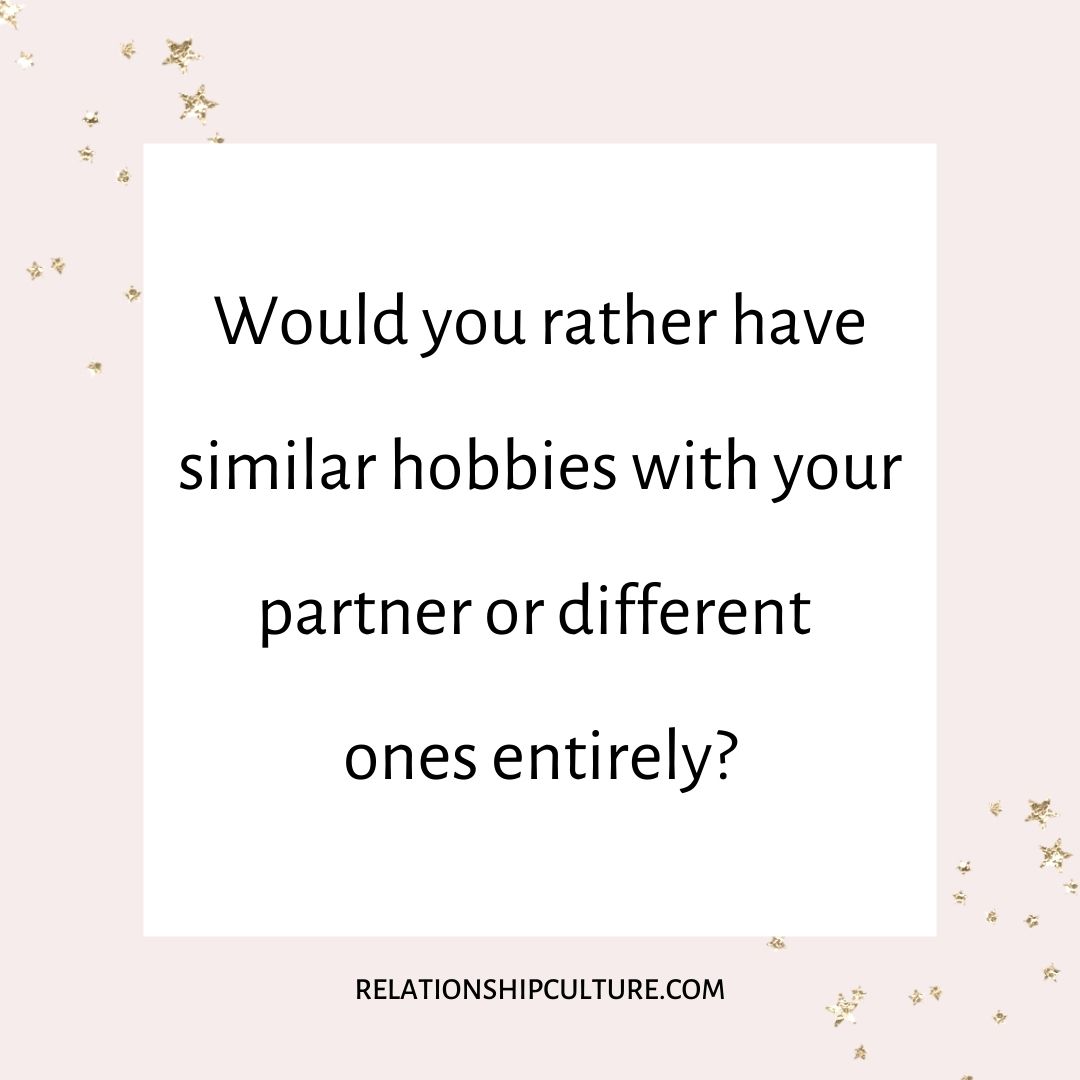 Would You Rather Questions For Married Couples